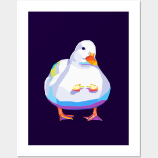 Cute Duck Wpap Pop Art Posters and Art